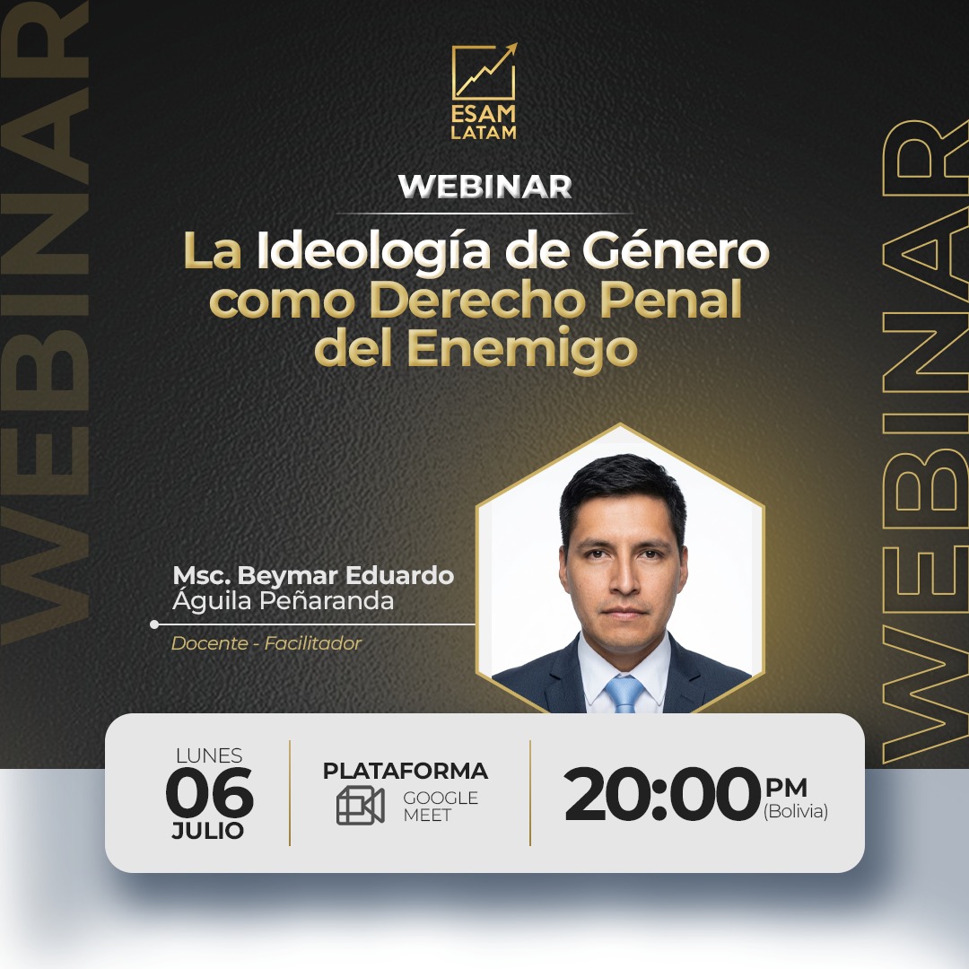 Imagen del evento La Ideología de Género como Derecho Penal del Enemigo