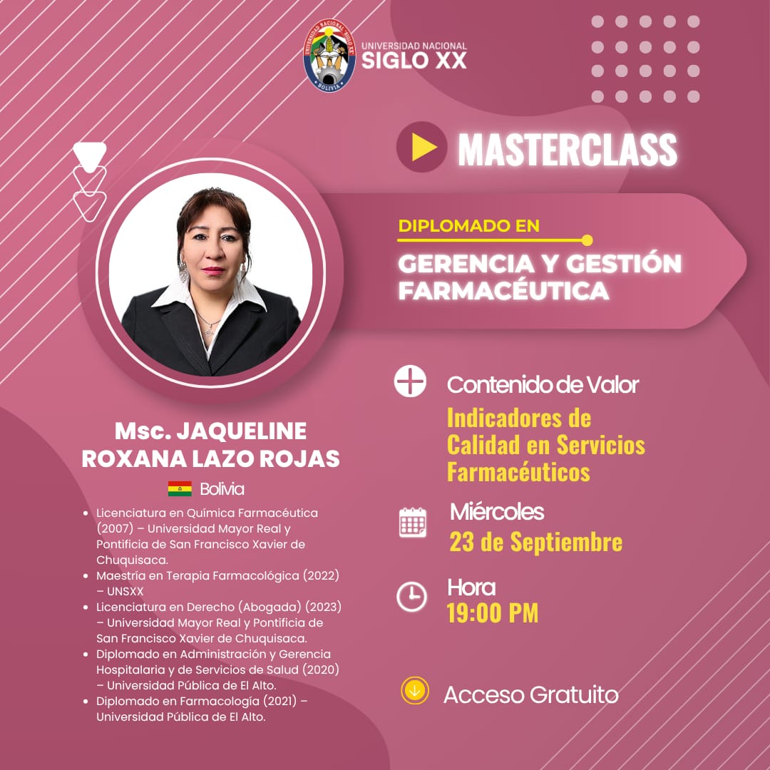 Portada del evento GERENCIA Y GESTIÓN FARMACÉUTICA