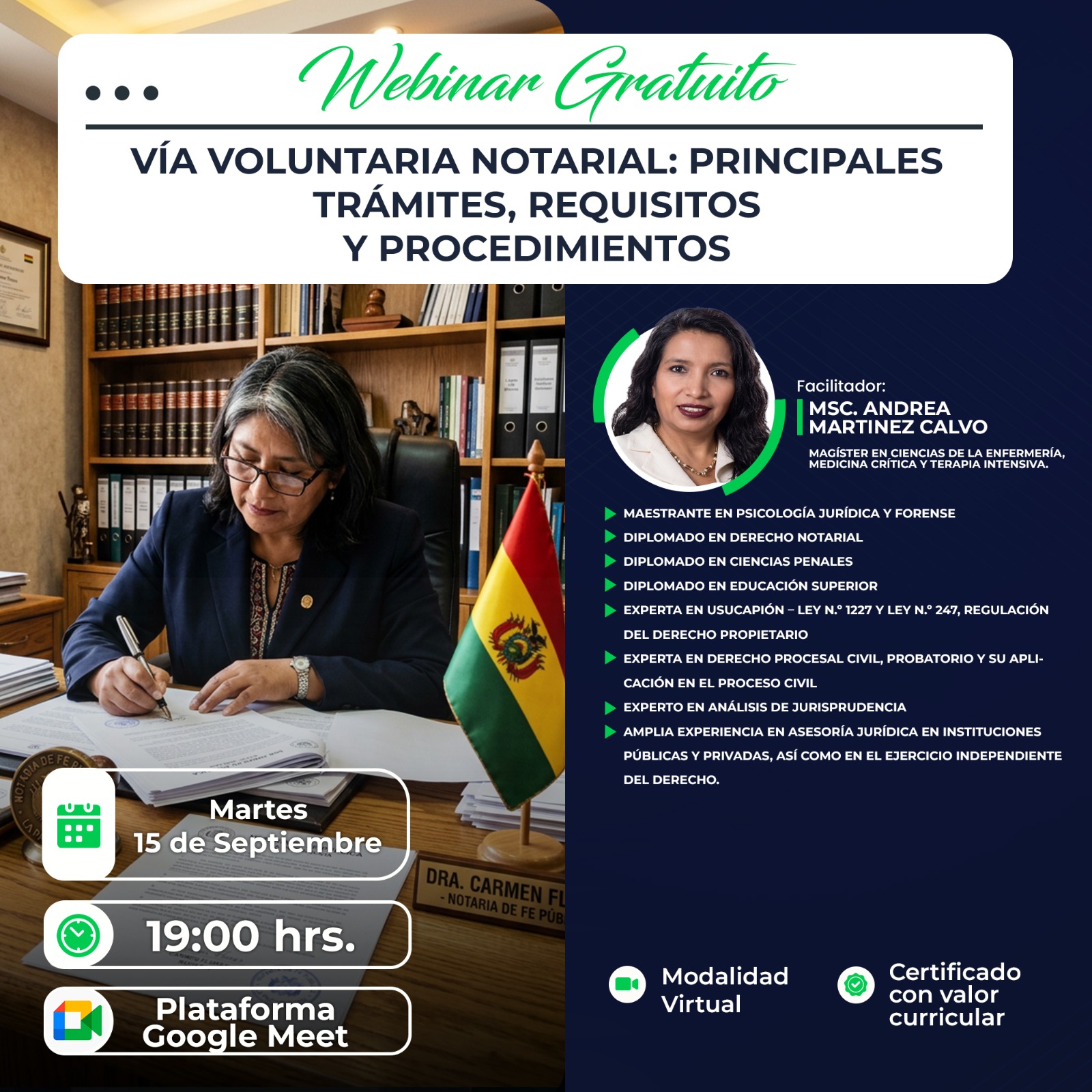 "VÍA VOLUNTARIA NOTARIAL: PRINCIPALES TRÁMITES, REQUISITOS Y PROCEDIMIENTOS"