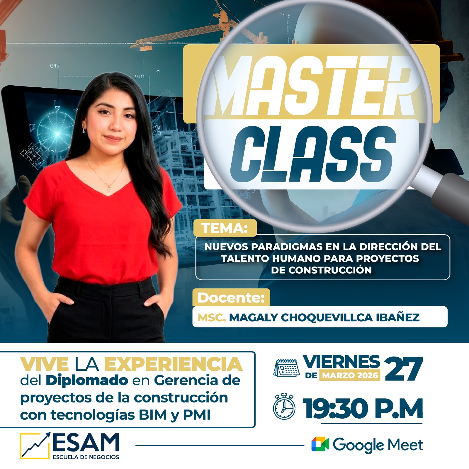 Portada del evento NUEVOS PARADIGMAS EN LA DIRECCION DEL TALENTO HUMANO PARA PROYECTOS DE CONSTRUCCION