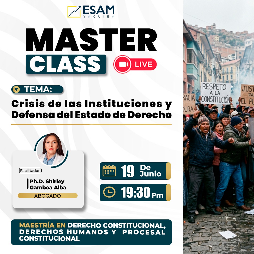 Imagen del evento CRISIS DE LAS INSTITUCIONES Y DEFENSA DEL ESTADO DE DERECHO