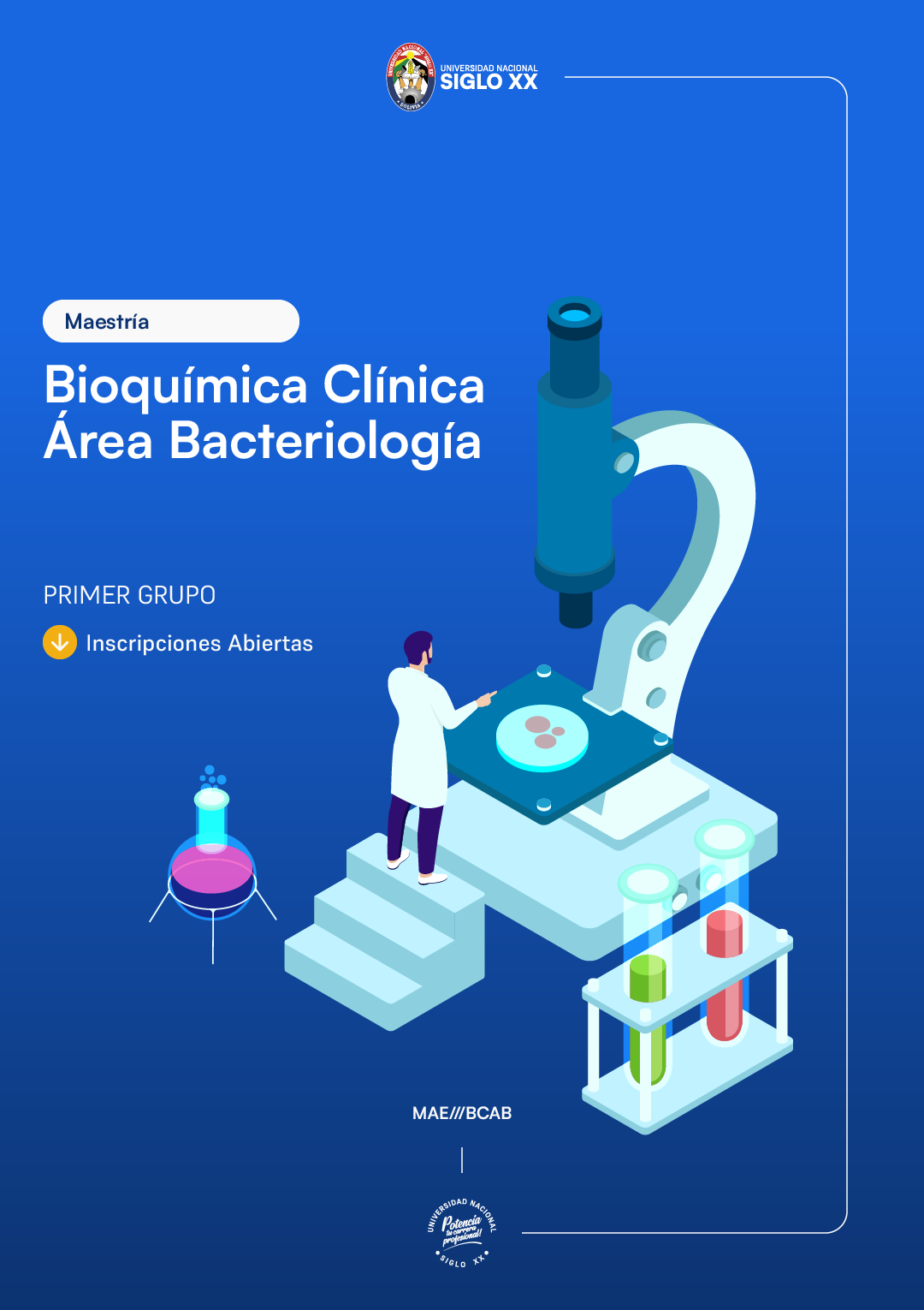 Maestría MAESTRIA EN BIOQUÍMICA CLÍNICA ÁREA BACTERIOLOGÍA