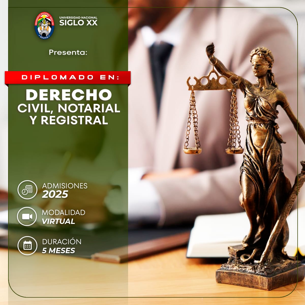 Diplomado en Derecho Civil, Notarial y Registral