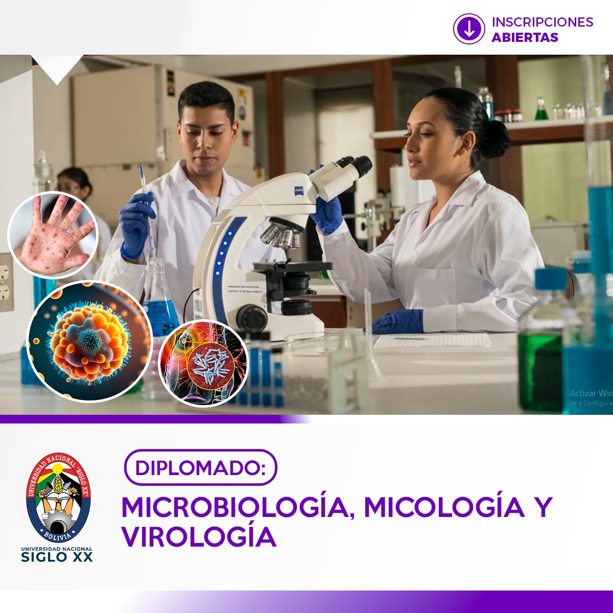 Diplomado DIPLOMADO EN MICROBIOLOGÍA, MICOLOGÍA Y VIROLOGÍA