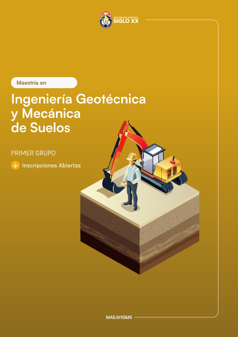 Maestría MAESTRÍA EN INGENIERÍA GEOTÉCNICA Y MECÁNICA DE SUELOS